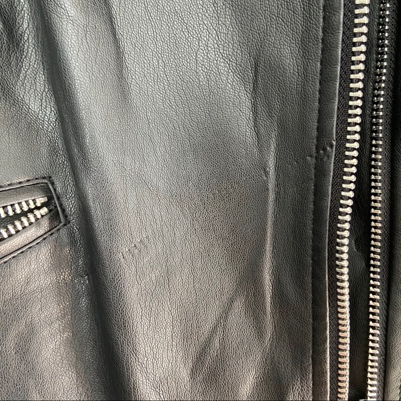 Zara faux leather jacket - Picture 4 of 10